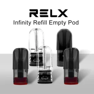 RELX INFINITY Refillable Empty Vape Pod Cartridges 2ml -10pc
